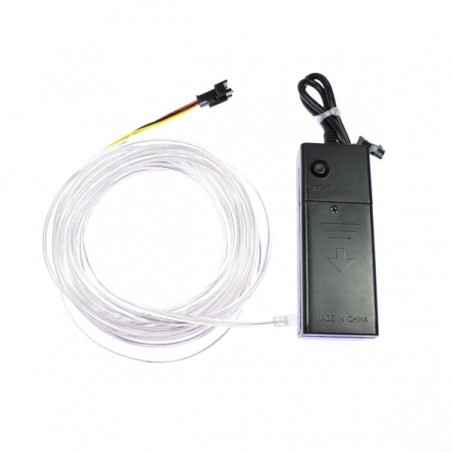 El wire white batteries