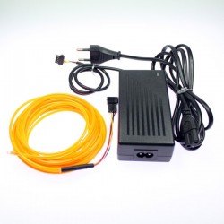 Cable luminoso casa naranja