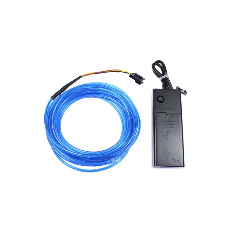 El wire blue batteries