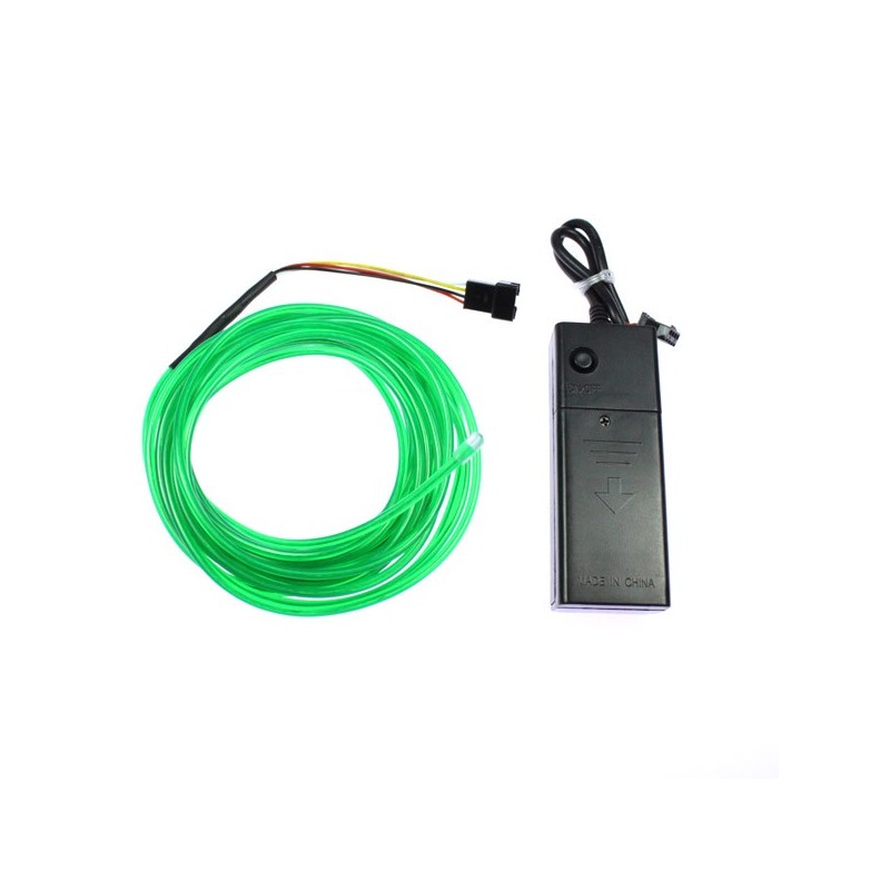 Cable luminoso pilas ecológicas