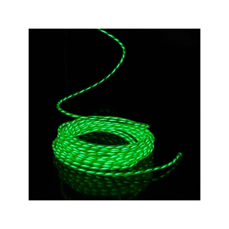 Kit el wire animé vert 2m spécial tuning