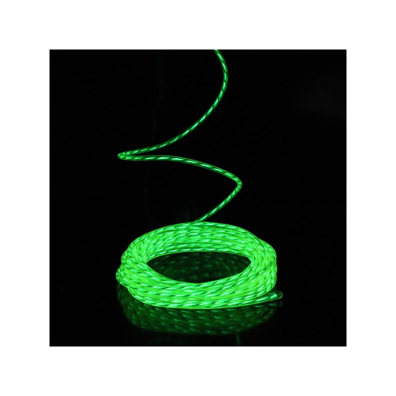 El Wire Animated Limonengrün 2m Tuning Kit