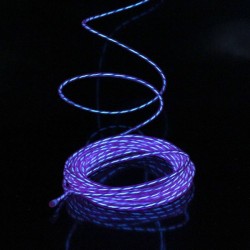 Kit el wire animé violet 2m spécial tuning