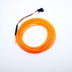 Fil néon orange