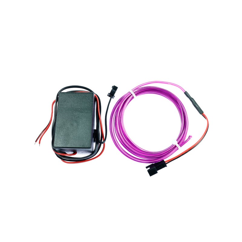 Neón tuning auto flex púrpura