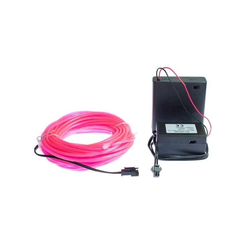 Neon flexible déco fête rose - 10m