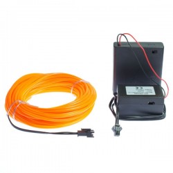 Neon flexible orange party decoration - 10m