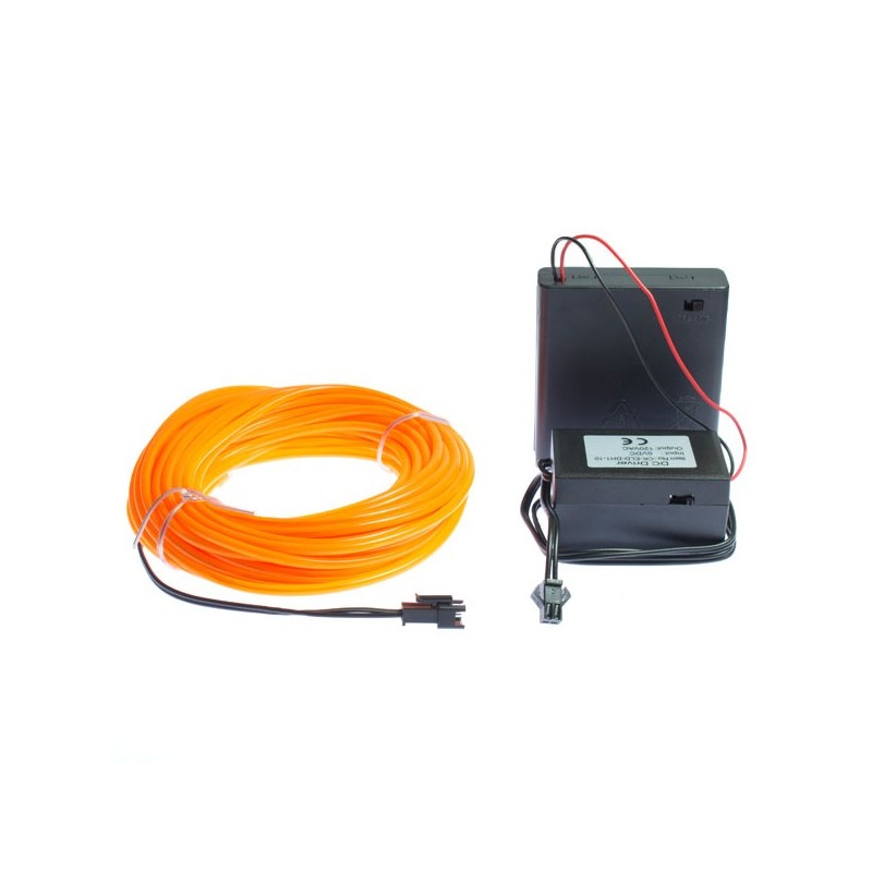 Neon flexible orange party decoration - 10m