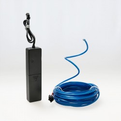 El wire flexiforme 5m bleu à piles avec capteur de son