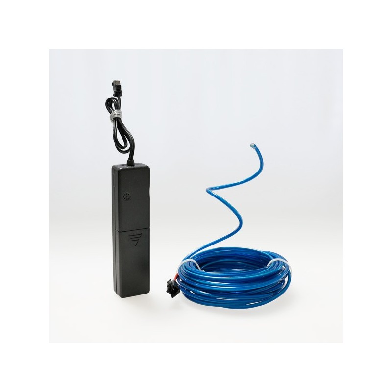 El wire flexiforme 5m blau batteriebetrieben mit Tonabnehmer