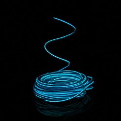El wire flexiforme 5m bleu à piles avec capteur de son