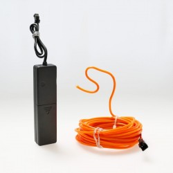 El wire flexiforme 5m orange batteriebetrieben mit Tonabnehmer