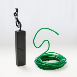 El wire flexiforme 5m grün batteriebetrieben mit Tonabnehmer