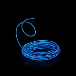 El wire flexiforme 5m violet à piles avec capteur de son