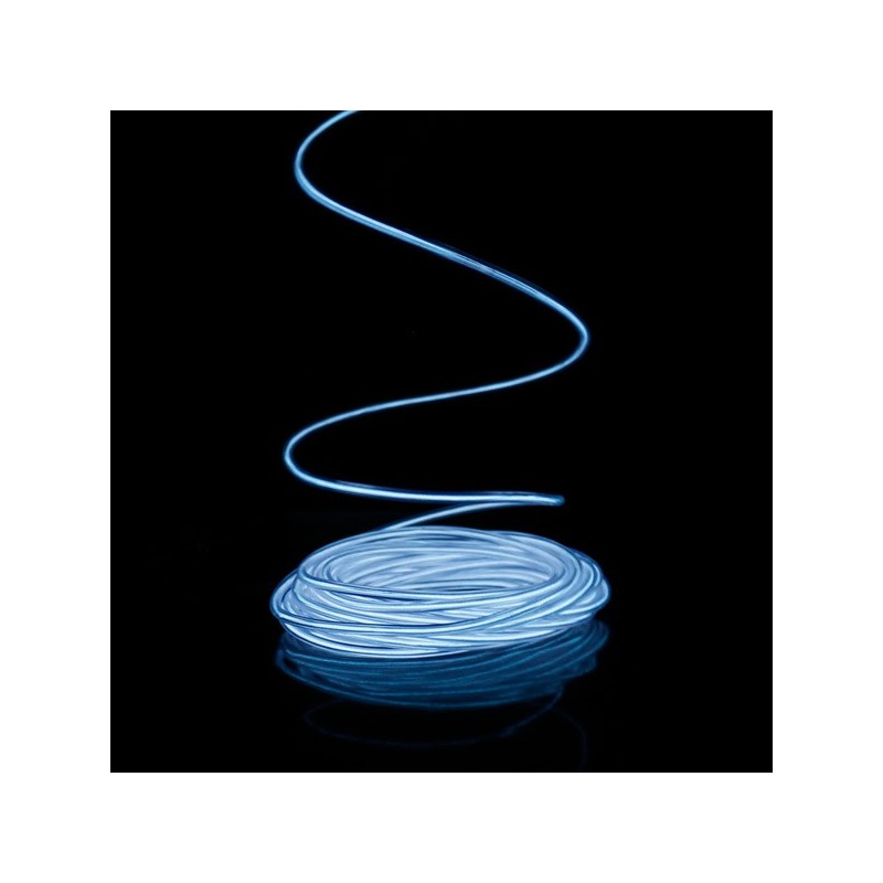 El wire white 2m with battery box sound sensor