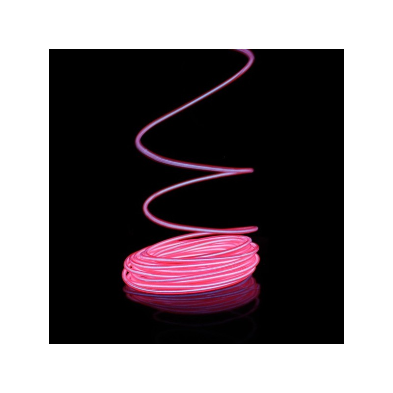 El wire pink 2m with battery box sound sensor