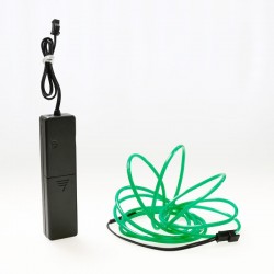 El wire green 2m with battery box sound sensor