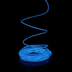 El wire bleu 5m avec alimentation piles capteur de son