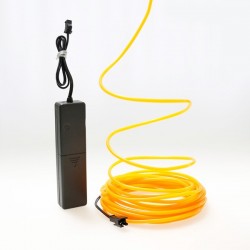 El wire jaune 5m avec alimentation piles capteur de son