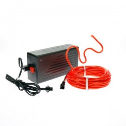 Néon déco maison flexiforme rouge 5m avec alimentation 220V + clignotement