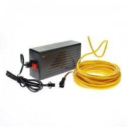 Néon déco maison flexiforme jaune 5m avec alimentation 220V + clignotement