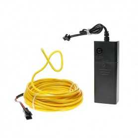 El wire 5m yellow battery-powered flexiforme hobby toy
