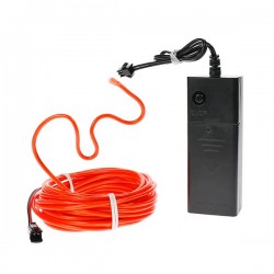 Néon loisir créatif flexiforme rouge de 5m à piles