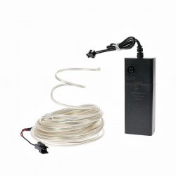 El wire 5m battery-powered white flexiforme hobby toy