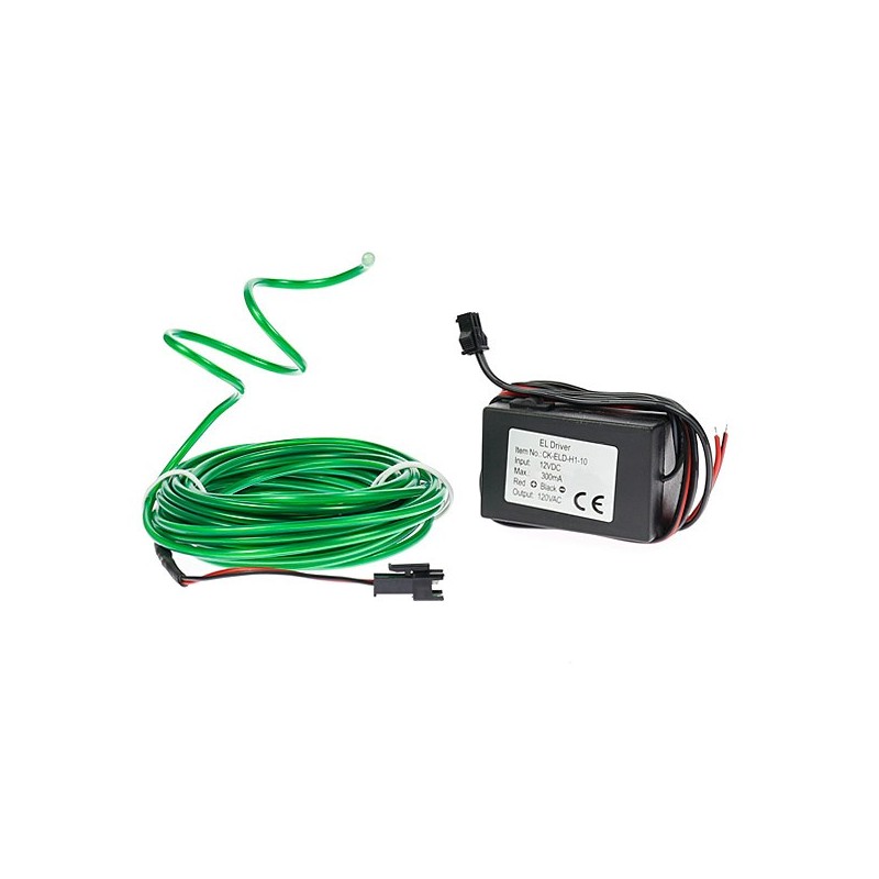 5m Auto-Tuning Neonröhre flexibel grün 12 Volt