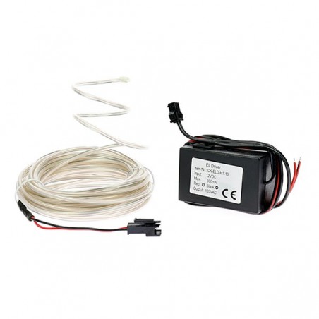 5m Auto-Tuning Neonröhre flexibel weiß 12 Volt