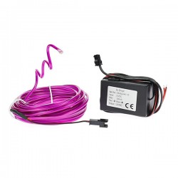 Néon tuning PC flexiforme violet 12 volts de 5m