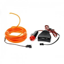 Flexible Neonröhre orange 5m Autotuning mit Tonsensor