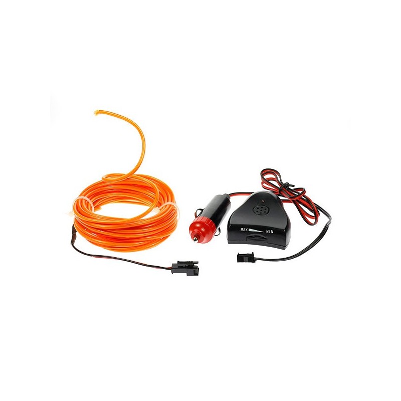 Flexible Neonröhre orange 5m Autotuning mit Tonsensor
