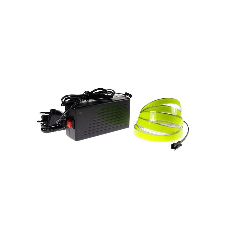 Cinta luminosa kit verde 2m 220V + luz intermitente