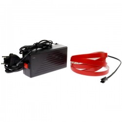 El tape pink 2m 220V kit + flashing light