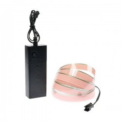 El tape white party decor 2m battery-operated