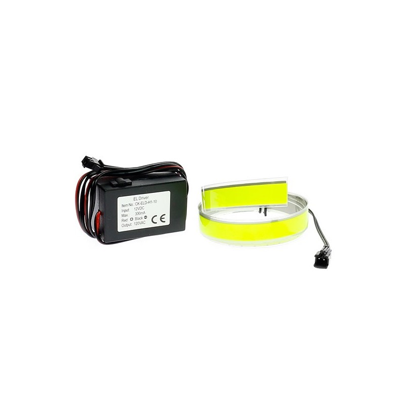 Flexibles Leuchtband grünes Autotuning