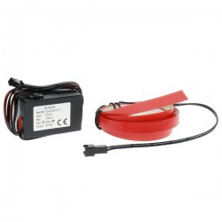 Bande souple lumineuse rose tuning auto
