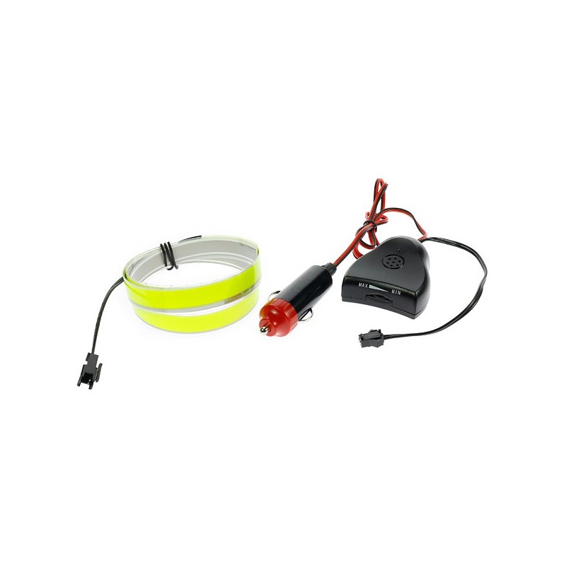 El tape green tuning auto 12V 1m sound sensor