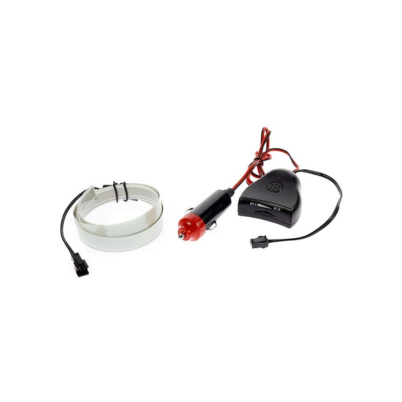 Blaues Lichtband Autotuning 12V von 1m Tonsensor