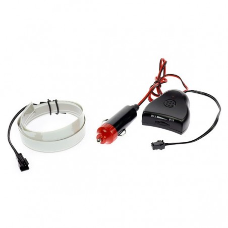 El tape blue tuning auto 12V 1m sound sensor