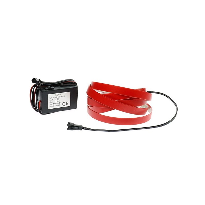 Cinta luminosa tuning rosa PC 12V de 2m