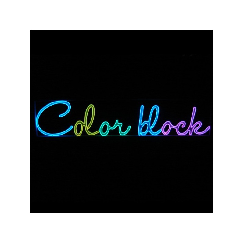 Illuminated sign el wire flexible