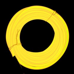 Néon flexible jaune de 10m
