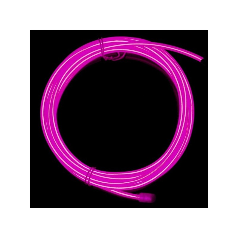 2 m rosafarbener flexibler Neon