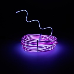 Néon tuning moto flexiforme violet de 5m