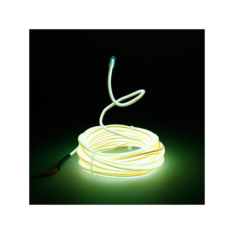 El wire flexiforme 5m jaune à piles avec capteur de son