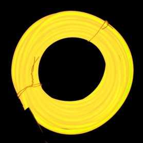 Neón flexible tuning coche amarillo - 10m - diam. 5mm