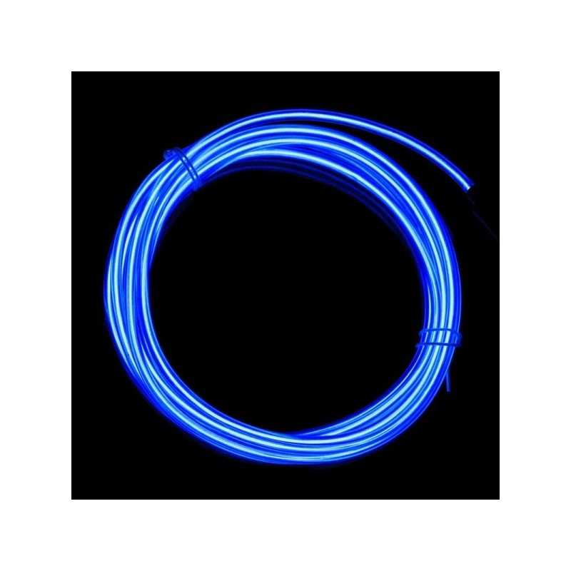 Neon flexible car tuning blue - transformer 12V - 2m