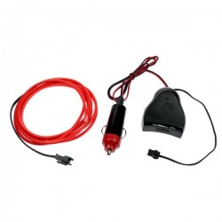 Neon flexible car tuning red + sound sensor - 2m